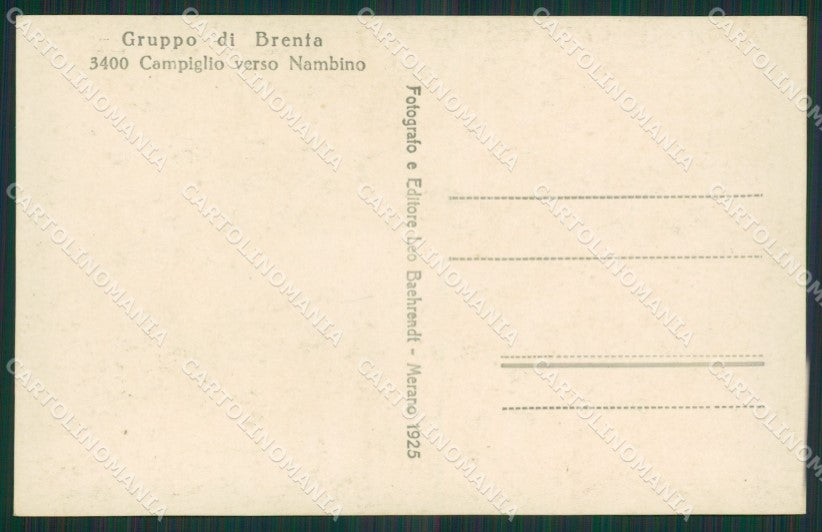 Trento Pinzolo Campiglio Foto cartolina KV3024 – retro