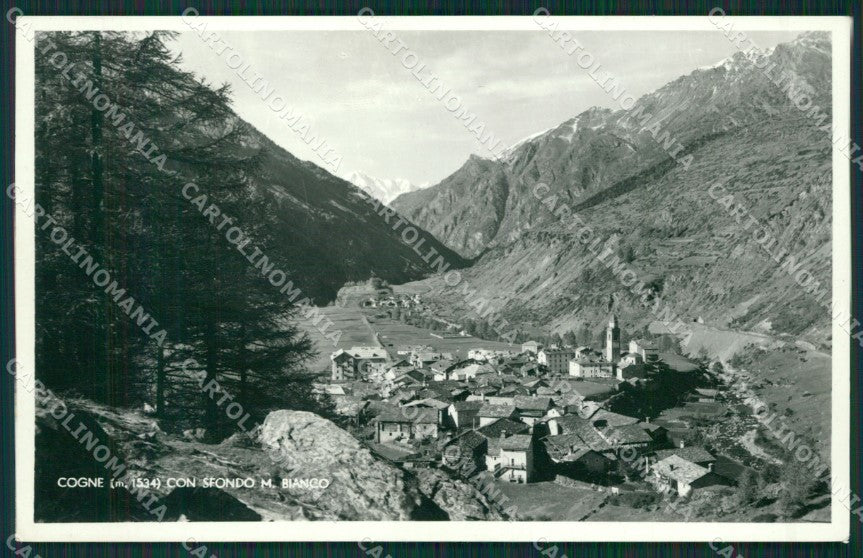 Aosta Cogne Foto cartolina KV3028 – fronte
