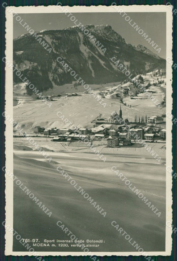 Trento Moena Foto cartolina KV3035 – fronte