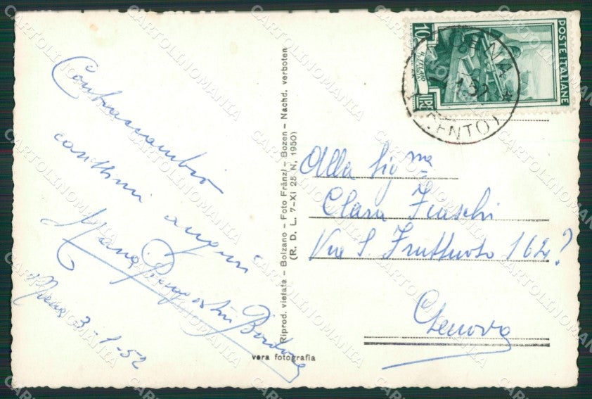 Trento Moena Foto cartolina KV3035 – retro