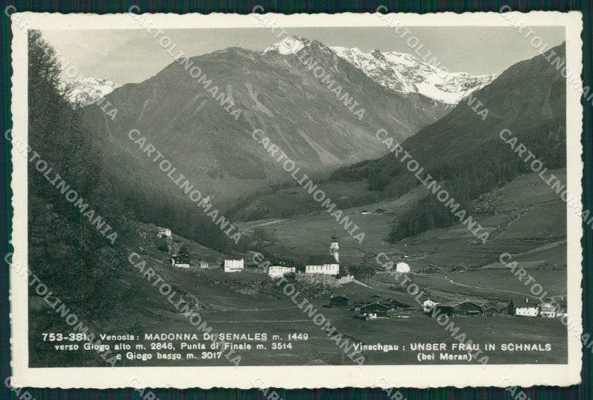 Bolzano Senales Madonna di Foto cartolina KV3047 – fronte