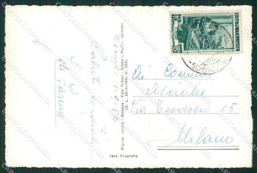 Bolzano Senales Madonna di Foto cartolina KV3047 – retro
