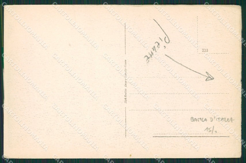 Palermo Città Banca d'Italia PIEGHE cartolina KV3066 – retro