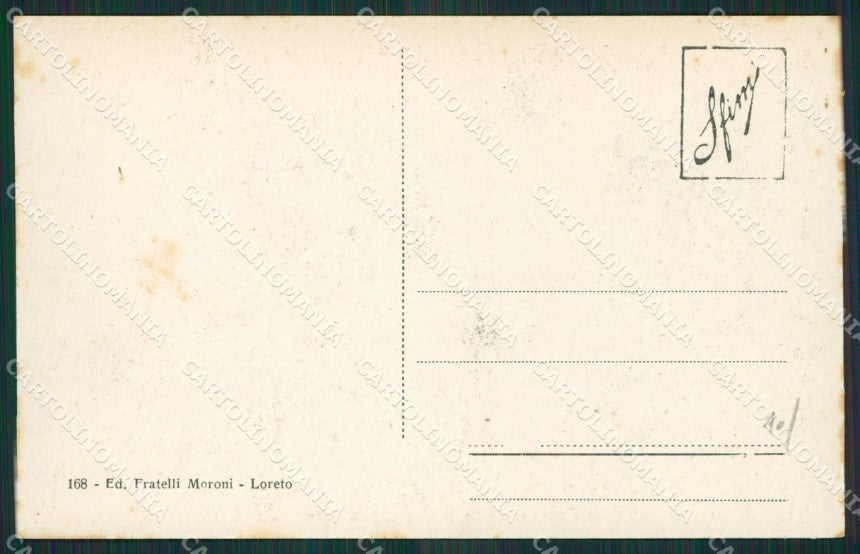 Ancona Loreto cartolina KV3081 – retro