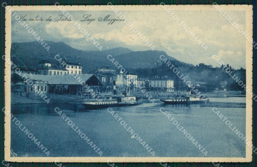 Verbania Intra Battello cartolina KV3091 – fronte