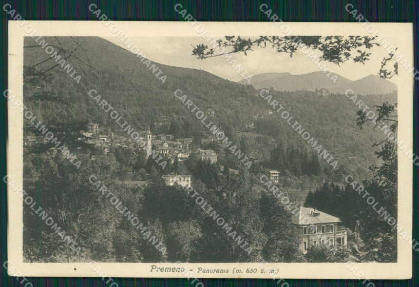 Verbania Premeno cartolina KV3092 – fronte