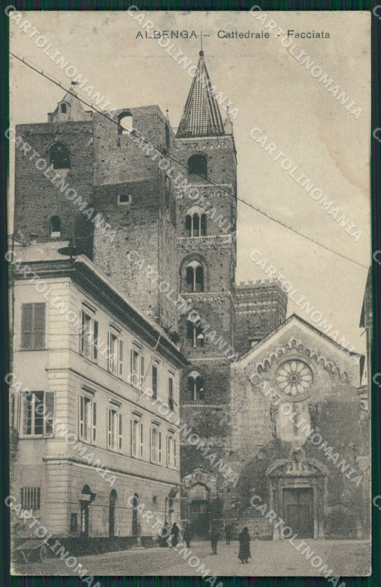 Savona Albenga TRACCE UMIDO cartolina KV3102 – fronte