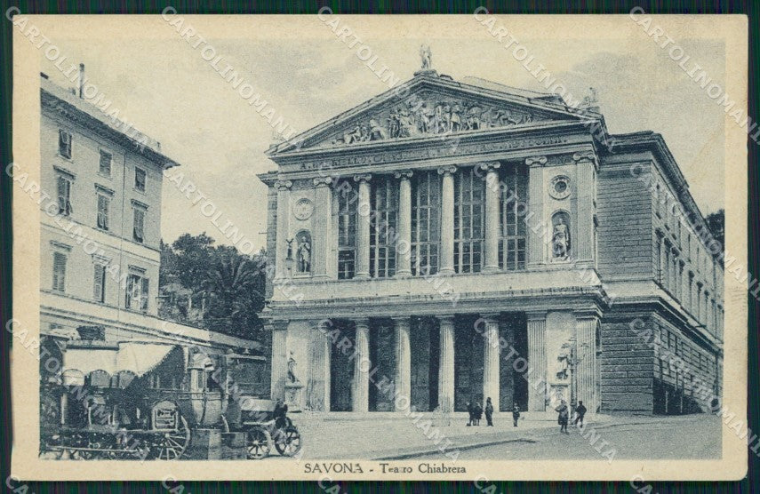 Savona Città Teatro cartolina KV3105 – fronte