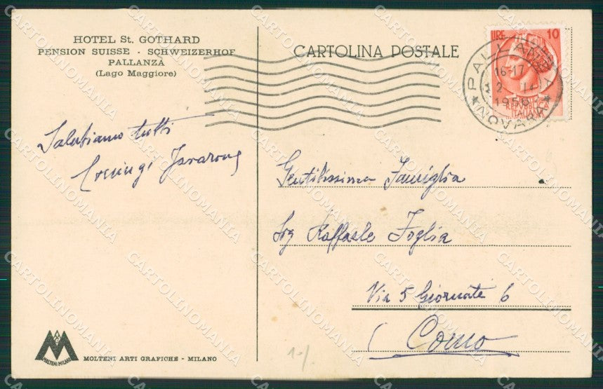 Verbania Pallanza cartolina KV3113 – retro
