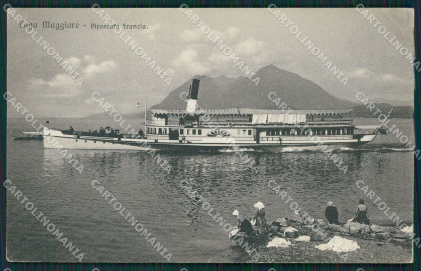 Verbania Stresa Battello cartolina KV3119 – fronte