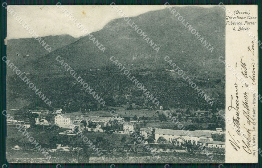 Verbania Gravellona Toce FORO cartolina KV3120 – fronte