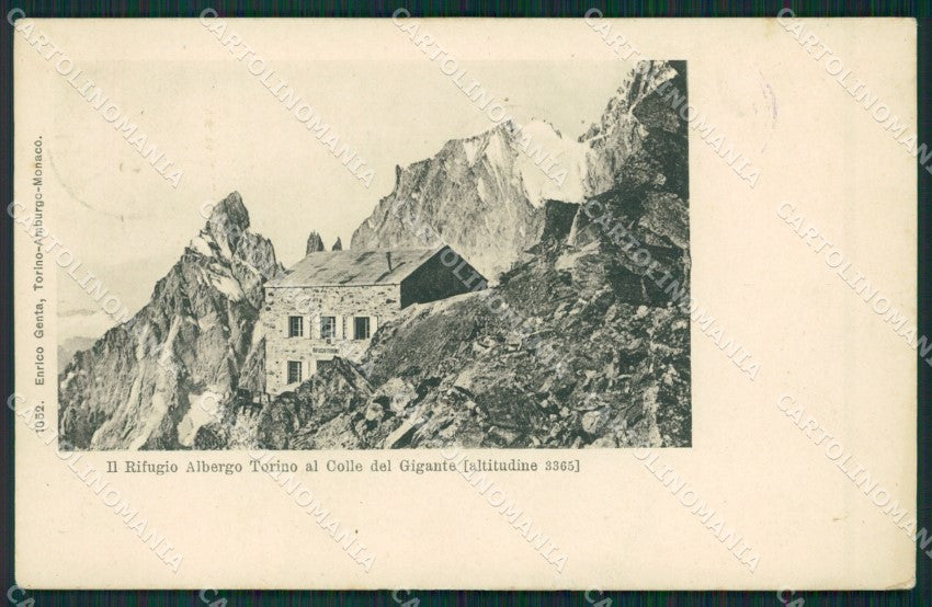 Aosta Courmayeur Rifugio Torino Genta cartolina KV3124 – fronte