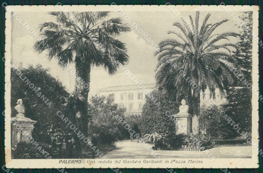 Palermo Città SCOLLATA PIEGA cartolina KV3146 – fronte