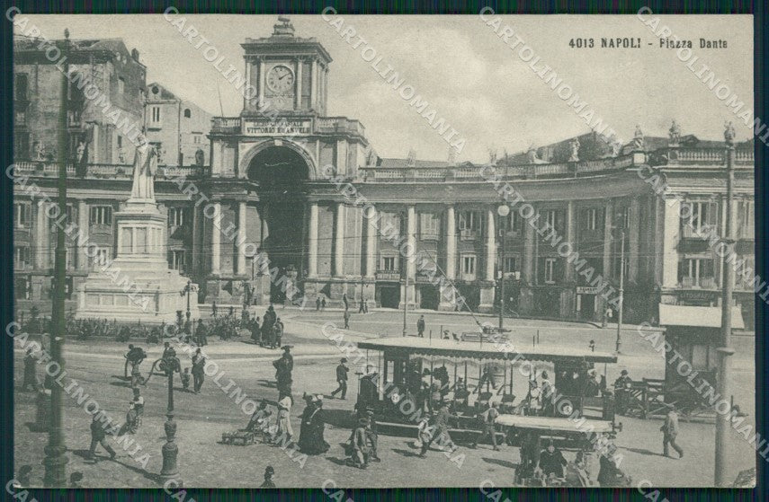 Napoli Città Tram cartolina KV3154 – fronte