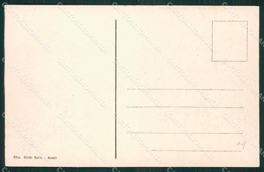 Napoli Città Stazione Carrozze cartolina KV3155 – retro
