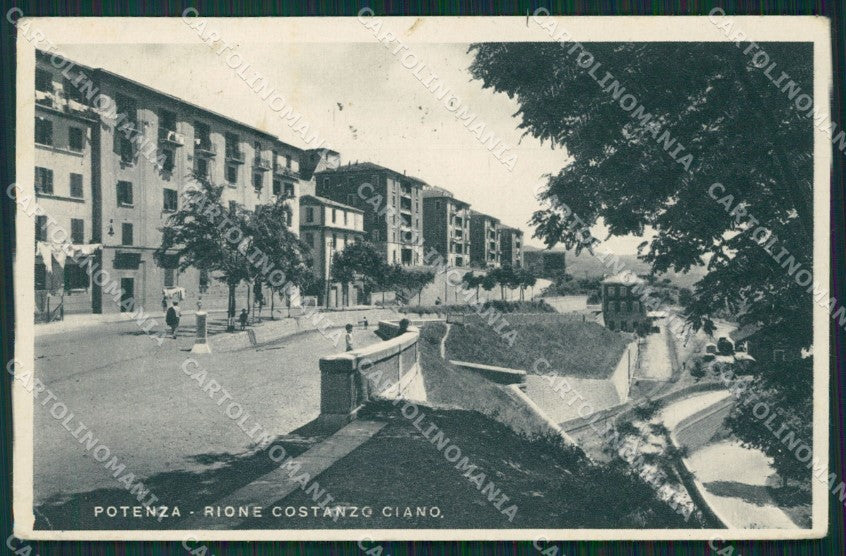 Potenza Città PIEGHE cartolina KV3162 – fronte