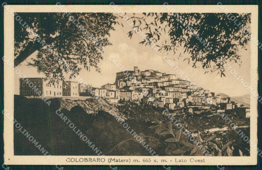 Matera Colobraro cartolina KV3175 – fronte