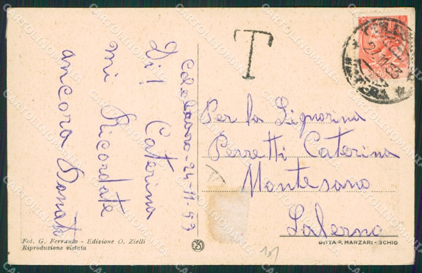 Matera Colobraro cartolina KV3175 – retro