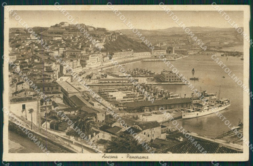 Ancona Città Navi cartolina KV3186 – fronte
