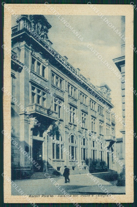 Ascoli Piceno Città Poste TRACCE UMIDO cartolina KV3189 – fronte