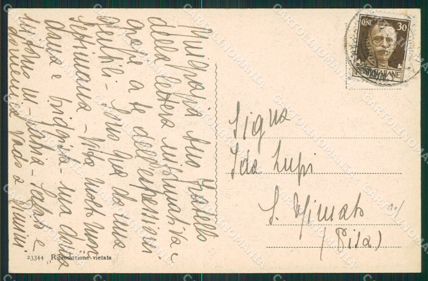 Perugia Città cartolina KV3199 – retro