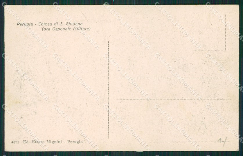 Perugia Città cartolina KV3209 – retro