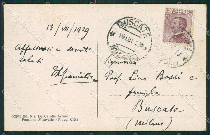 Frosinone Fiuggi cartolina KV3218 – retro