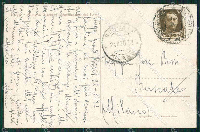 Frosinone Fiuggi cartolina KV3222 – retro