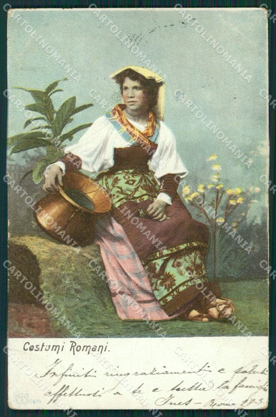 Roma Costumi cartolina KV3239 – fronte