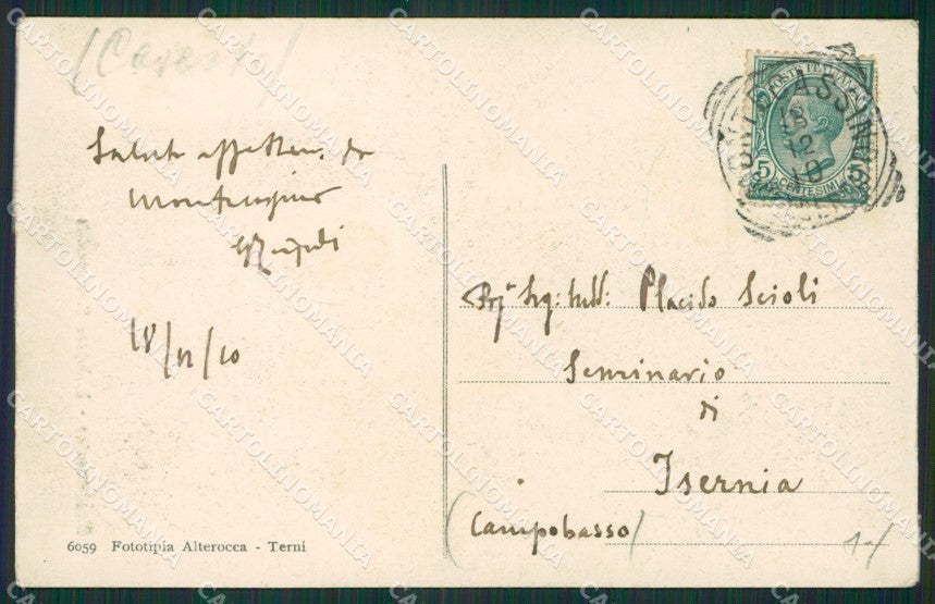 Frosinone Cassino Montecassino cartolina KV3240 – retro