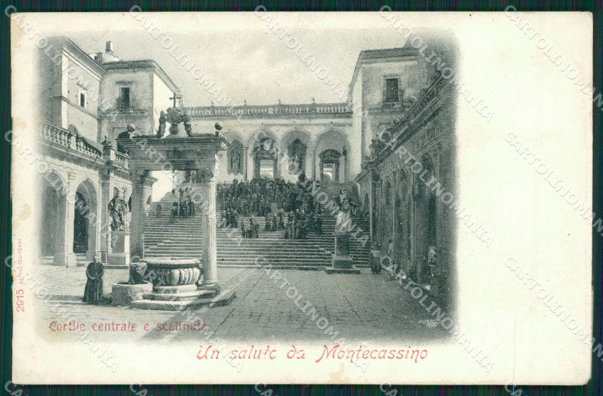 Frosinone Cassino Montecassino Alterocca 2915 ABRASA cartolina KV3246 – fronte