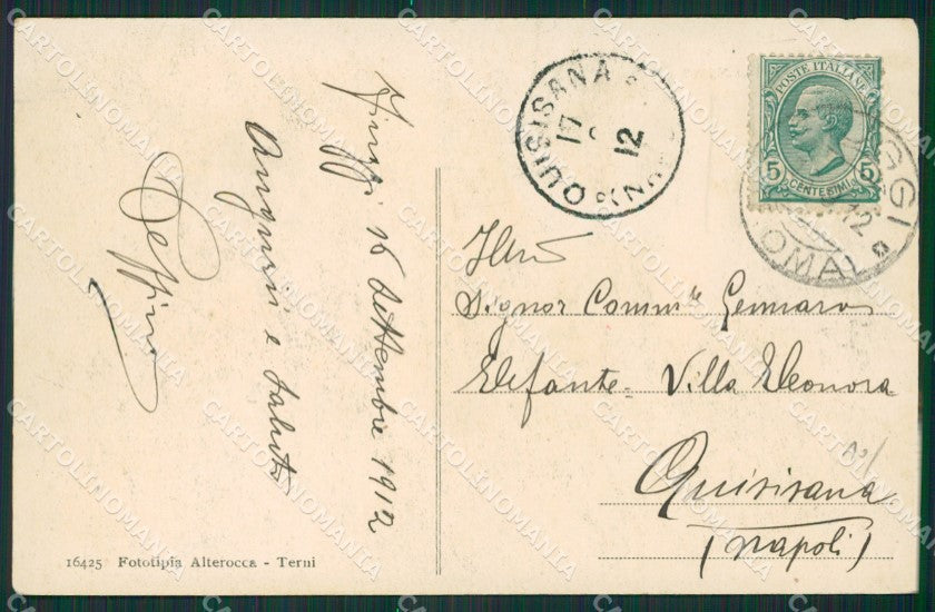 Frosinone Fiuggi cartolina KV3250 – retro