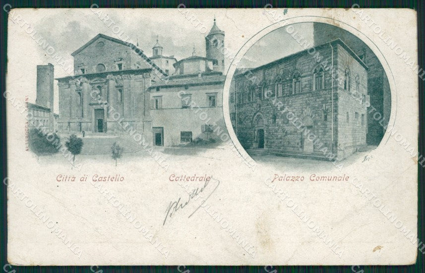 Perugia Città di Castello PIEGHE cartolina KV3251 – fronte