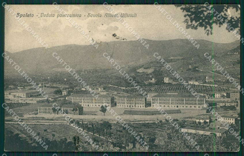 Perugia Spoleto Caserma cartolina KV3259 – fronte