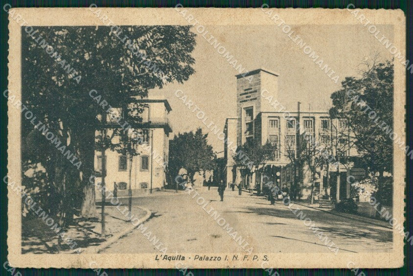 L'Aquila Città PIEGHINE cartolina KV3268 – fronte