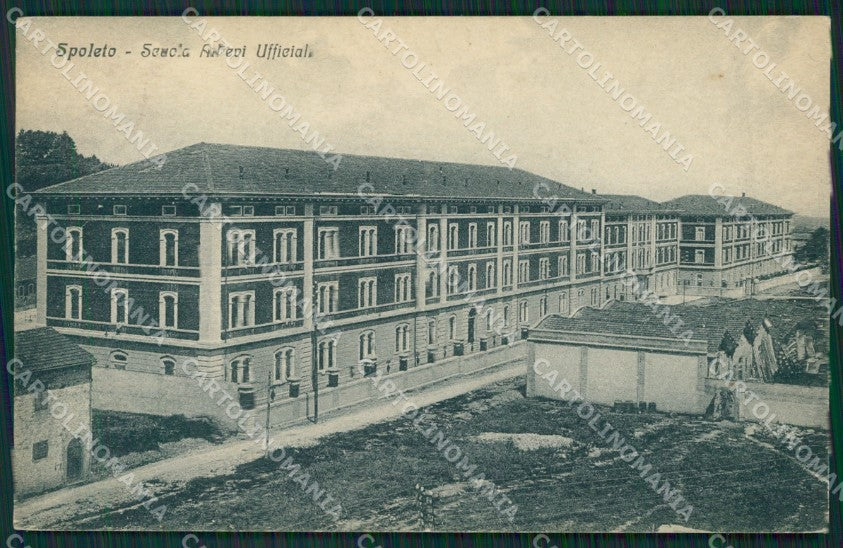 Perugia Spoleto Caserma cartolina KV3269 – fronte