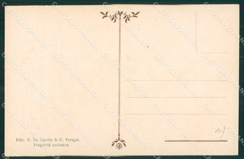 Perugia Città cartolina KV3272 – retro