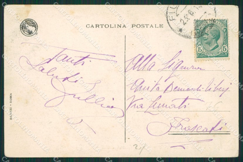 Frosinone Fiuggi Teatro cartolina KV3294 – retro