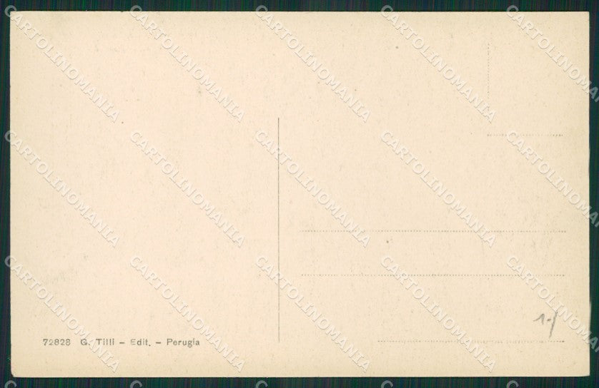 Perugia Città cartolina KV3295 – retro