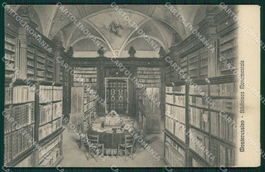 Frosinone Cassino Montecassino Biblioteca cartolina KV3308 – fronte