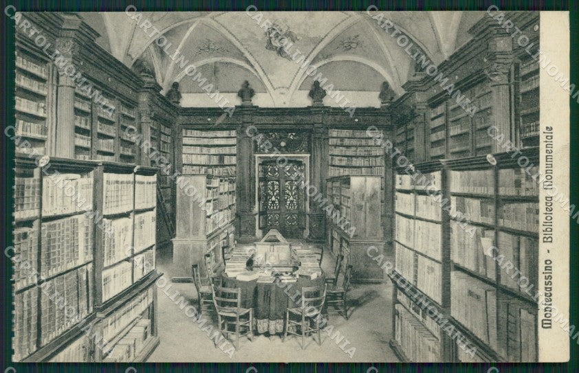 Frosinone Cassino Montecassino Biblioteca cartolina KV3309 – fronte
