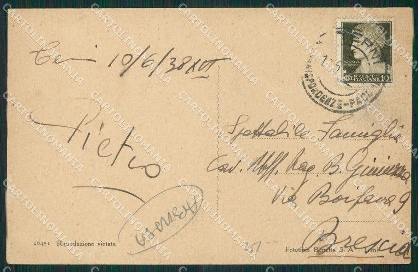 Terni Città Banca ABRASA cartolina KV3315 – retro