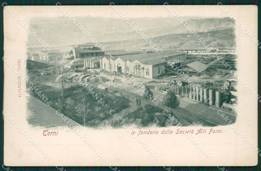 Terni Città Alterocca cartolina KV3317 – fronte