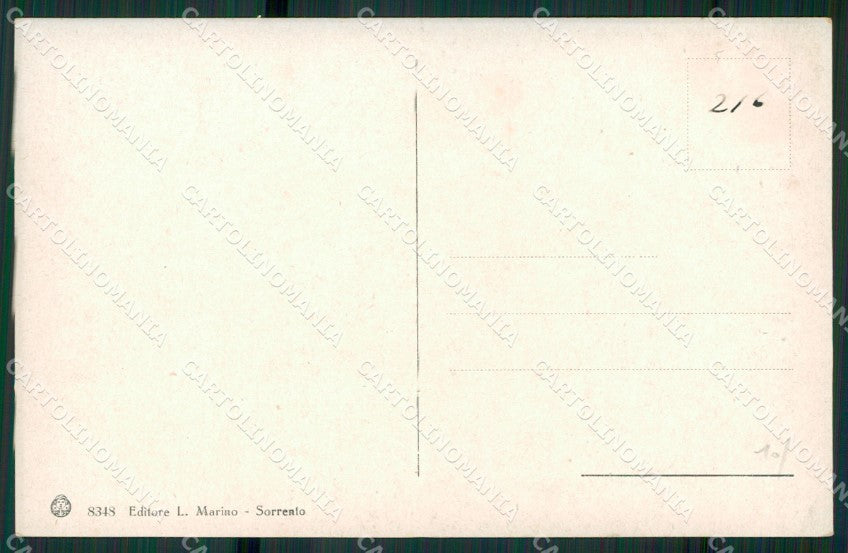 Napoli Sorrento cartolina KV3364 – retro