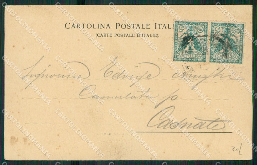 Napoli Città Vesuvio cartolina KV3366 – retro