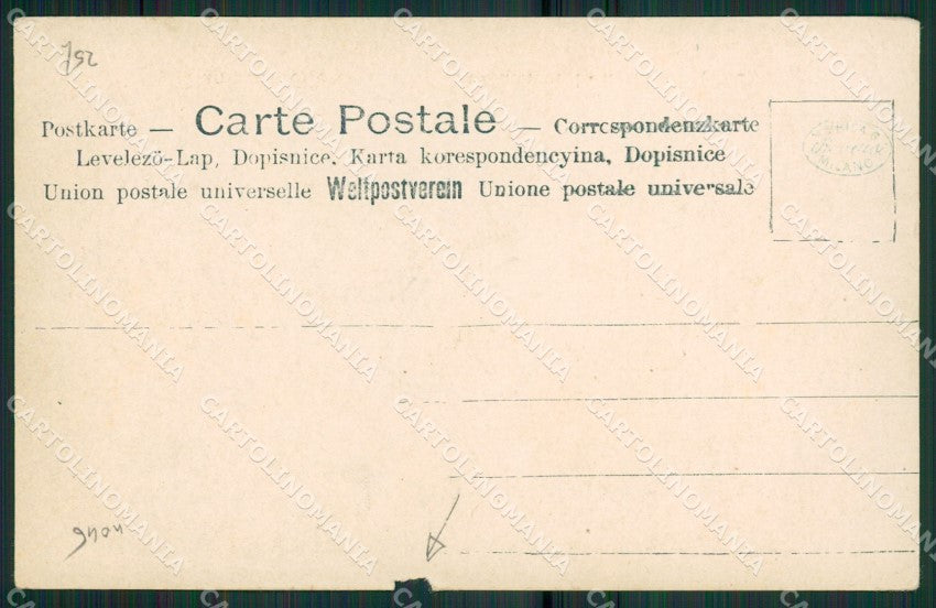 Napoli Città Militari STRAPPINO cartolina KV3378 – retro
