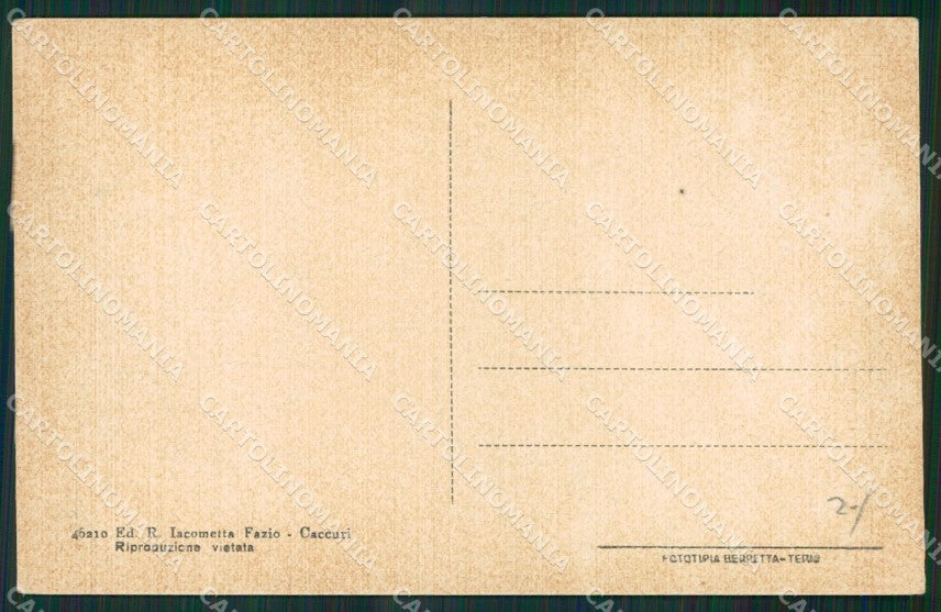 Crotone Caccuri cartolina KV3387 – retro