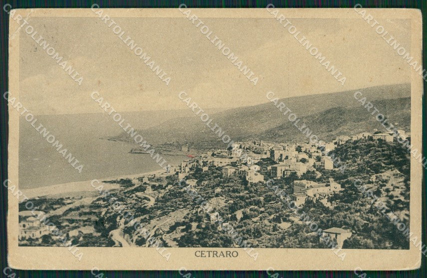 Cosenza Cetraro PIEGA cartolina KV3391 – fronte