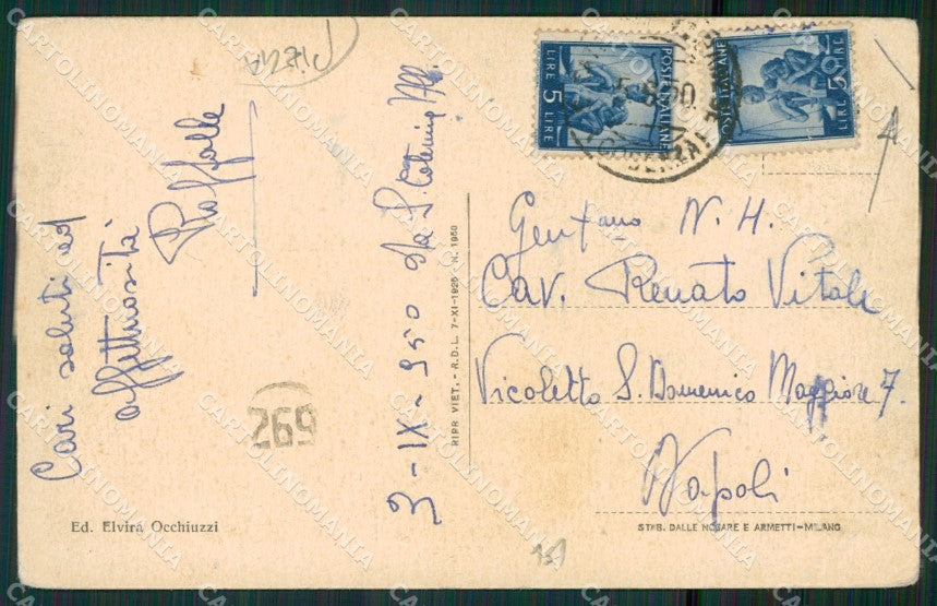 Cosenza Cetraro PIEGA cartolina KV3391 – retro