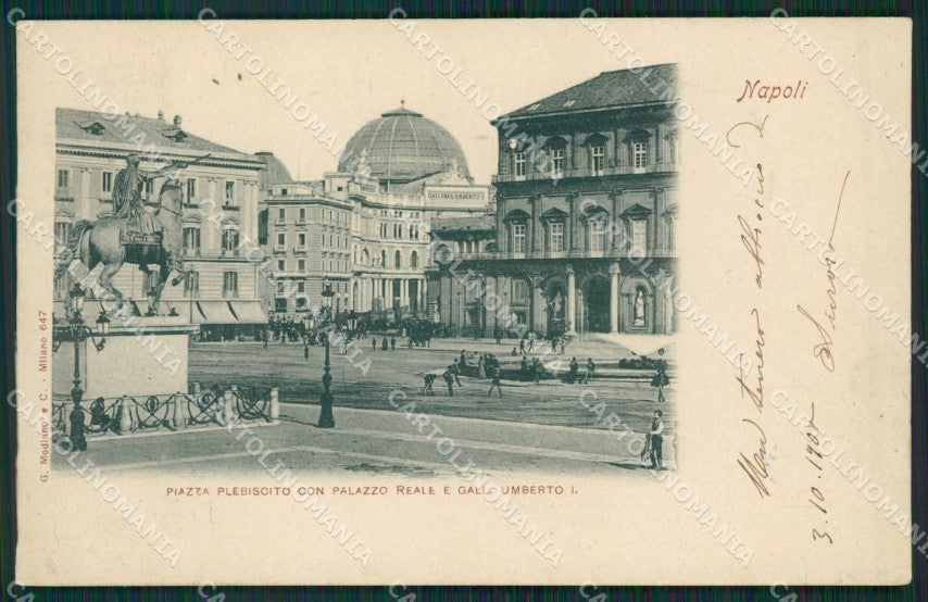 Napoli Città cartolina KV3399 – fronte